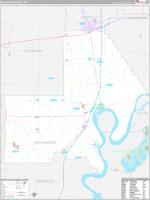 New Madrid, Mo Carrier Route Wall Map